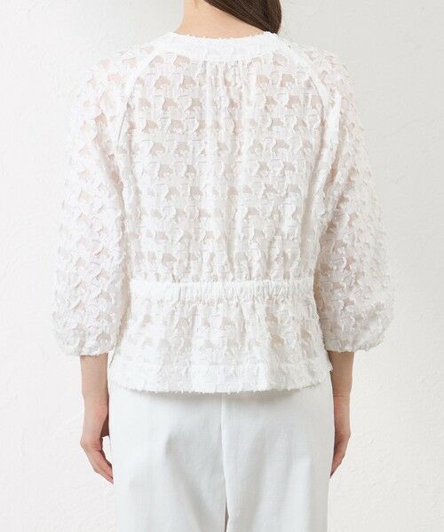 AMACA / アマカ ノーカラージャケット | ジオメトリックジャカード ジャケット | 詳細6