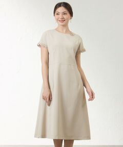 AMACA / アマカ ロング・マキシ丈ワンピース | リネンライク フィットアンドフレアワンピース