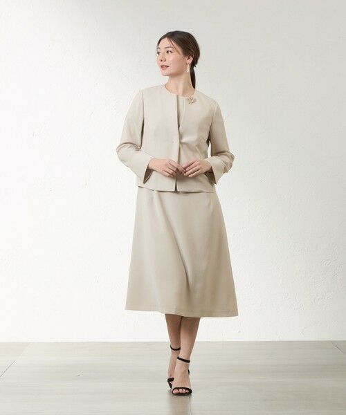 AMACA / アマカ ロング・マキシ丈ワンピース | リネンライク フィットアンドフレアワンピース | 詳細3