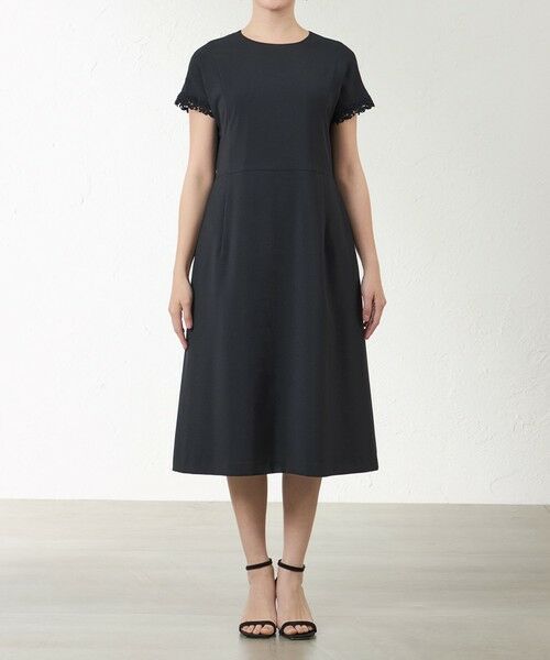 AMACA / アマカ ロング・マキシ丈ワンピース | リネンライク フィットアンドフレアワンピース | 詳細4