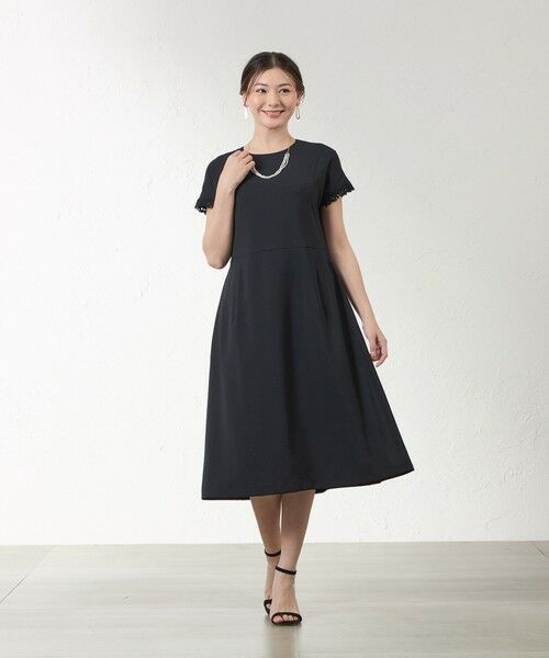 AMACA / アマカ ロング・マキシ丈ワンピース | リネンライク フィットアンドフレアワンピース | 詳細2