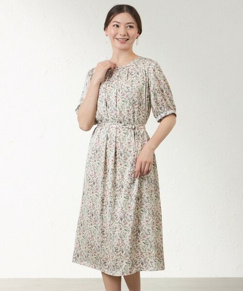 AMACA / アマカ ロング・マキシ丈ワンピース | 【LIBERTY】MEGUMI ワンピース（ベージュ1）