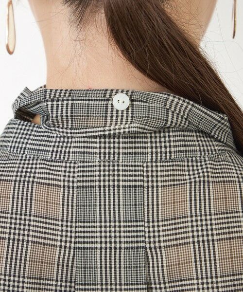AMACA / アマカ シャツ・ブラウス | シズルチェック ボウタイブラウス | 詳細6