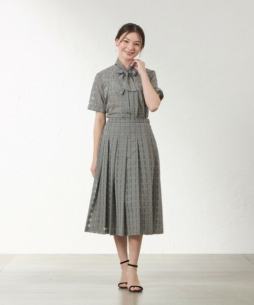 AMACA / アマカ シャツ・ブラウス | シズルチェック ボウタイブラウス | 詳細1