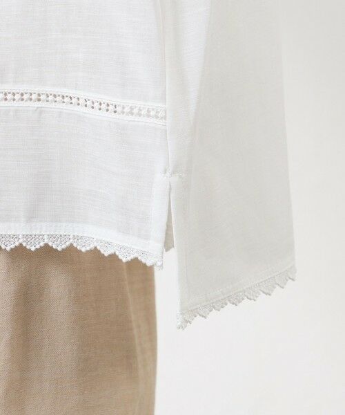 AMACA / アマカ シャツ・ブラウス | 【接触冷感】シルキーローン スタンドカラーブラウス | 詳細7