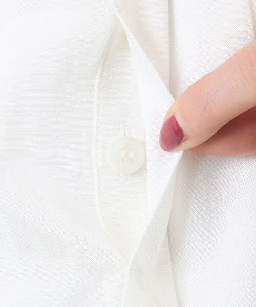 AMACA / アマカ シャツ・ブラウス | 【接触冷感】シルキーローン スタンドカラーブラウス | 詳細8