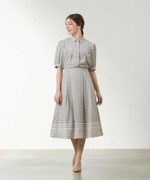 AMACA / アマカ シャツ・ブラウス | ダイヤプリント ブラウス | 詳細3