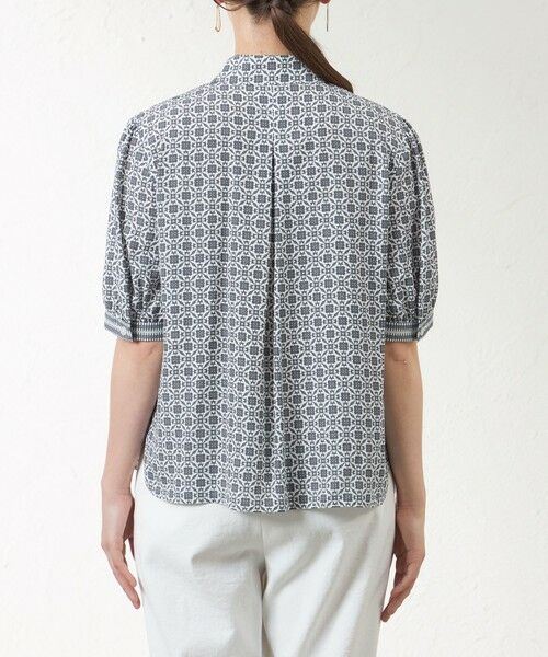 AMACA / アマカ シャツ・ブラウス | ダイヤプリント ブラウス | 詳細6