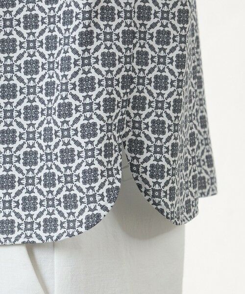 AMACA / アマカ シャツ・ブラウス | ダイヤプリント ブラウス | 詳細9
