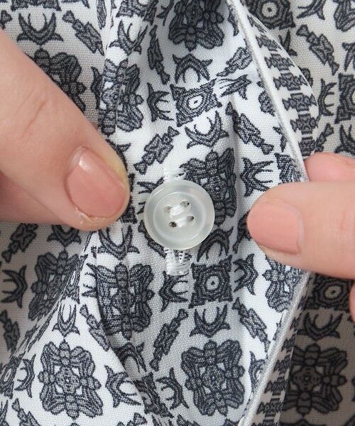 AMACA / アマカ シャツ・ブラウス | ダイヤプリント ブラウス | 詳細10