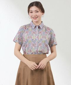 AMACA / アマカ シャツ・ブラウス | 【LIBERTY】KENSINGTON PARK シャツカラーブラウス