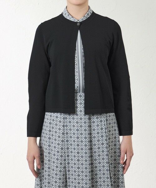 AMACA / アマカ ニット・セーター | 【接触冷感･UV対策】ライトレーヨンストレッチ ボレロ | 詳細4