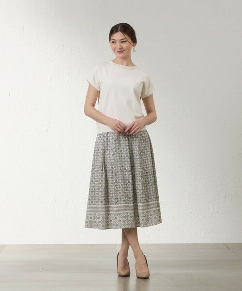 AMACA / アマカ ニット・セーター | 【接触冷感･UV対策】ライトレーヨンストレッチ プルオーバー | 詳細3