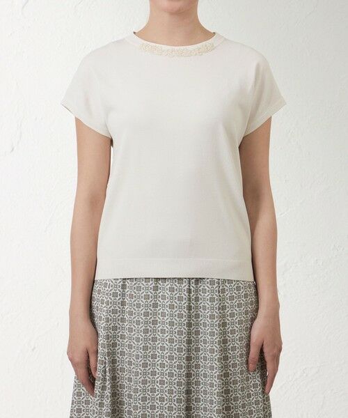 AMACA / アマカ ニット・セーター | 【接触冷感･UV対策】ライトレーヨンストレッチ プルオーバー | 詳細4