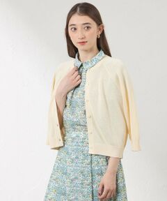 AMACA / アマカ ニット・セーター | ペーパーニット クルーネックカーディガン