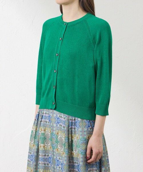 AMACA / アマカ ニット・セーター | ペーパーニット クルーネックカーディガン | 詳細5