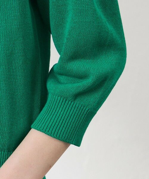 AMACA / アマカ ニット・セーター | ペーパーニット クルーネックカーディガン | 詳細7