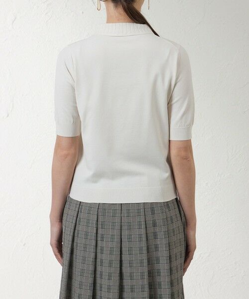 AMACA / アマカ ニット・セーター | 【接触冷感･UV対策】ライトレーヨンストレッチ ポロ衿プルオーバー | 詳細6