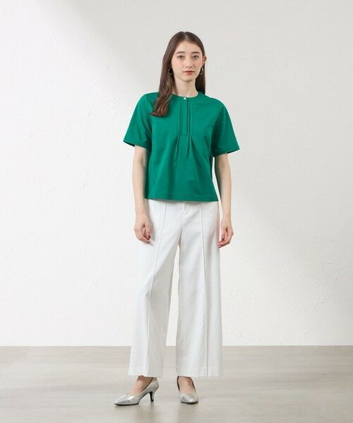 AMACA / アマカ カットソー | 【接触冷感･UV対策】Blousey フロントレース プルオーバー | 詳細3