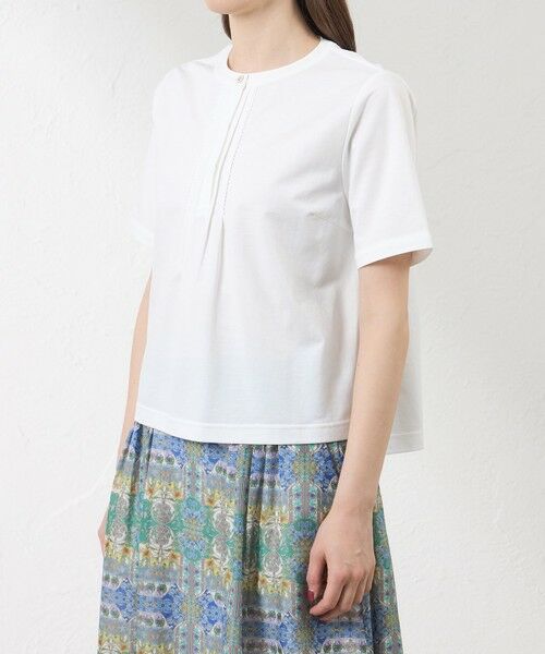 AMACA / アマカ カットソー | 【接触冷感･UV対策】Blousey フロントレース プルオーバー | 詳細5