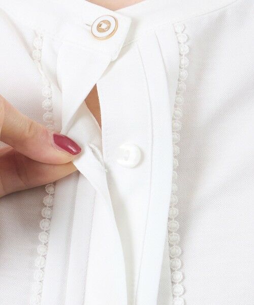 AMACA / アマカ カットソー | 【接触冷感･UV対策】Blousey フロントレース プルオーバー | 詳細9