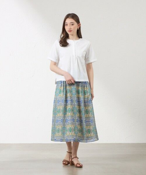 AMACA / アマカ カットソー | 【接触冷感･UV対策】Blousey フロントレース プルオーバー | 詳細1