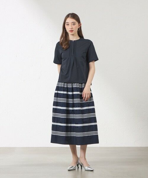 AMACA / アマカ カットソー | 【接触冷感･UV対策】Blousey フロントレース プルオーバー | 詳細2