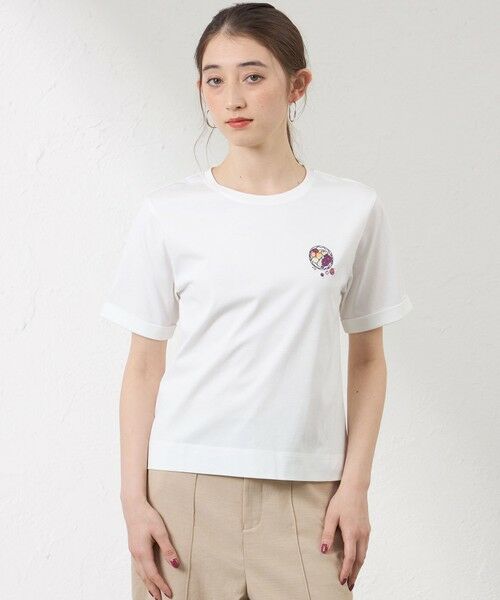 AMACA / アマカ カットソー | 【大橋美由紀さんコラボ】【AMACA Marche】プリントTシャツ（ホワイト）