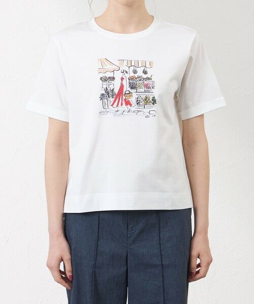 AMACA / アマカ カットソー | 【大橋美由紀さんコラボ】【AMACA Marche】プリントTシャツ | 詳細3