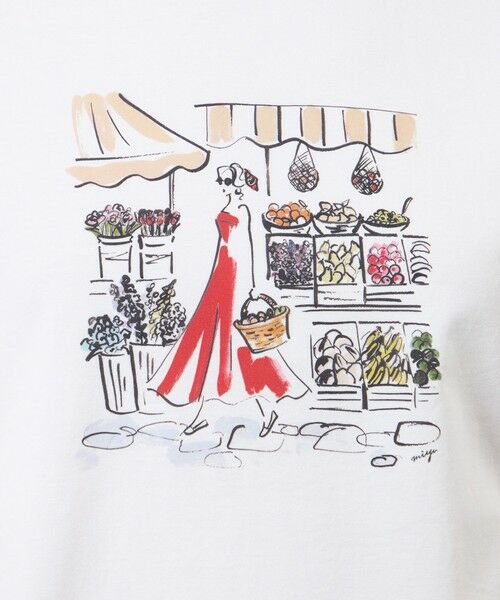 AMACA / アマカ カットソー | 【大橋美由紀さんコラボ】【AMACA Marche】プリントTシャツ | 詳細9