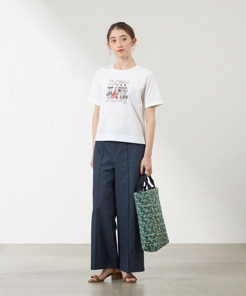 AMACA / アマカ カットソー | 【大橋美由紀さんコラボ】【AMACA Marche】プリントTシャツ | 詳細2