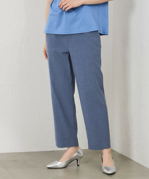 AMACA / アマカ その他パンツ | 【接触冷感･UV対策･吸水速乾】ドライオックス クロップドパンツ（ブルー5）