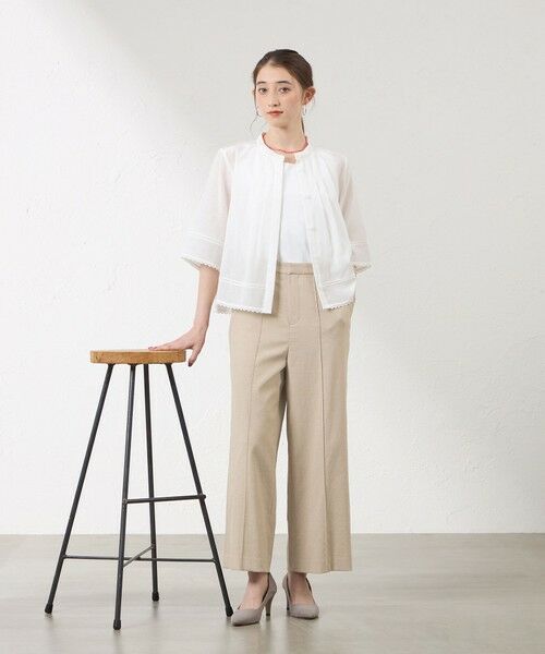 AMACA / アマカ その他パンツ | 【接触冷感･UV対策･吸水速乾】ドライオックス セミワイドパンツ | 詳細1