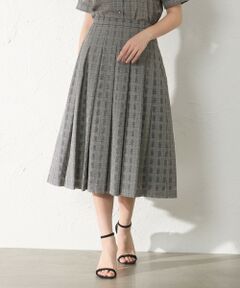 AMACA / アマカ ロング・マキシ丈スカート | シズルチェック フレアスカート