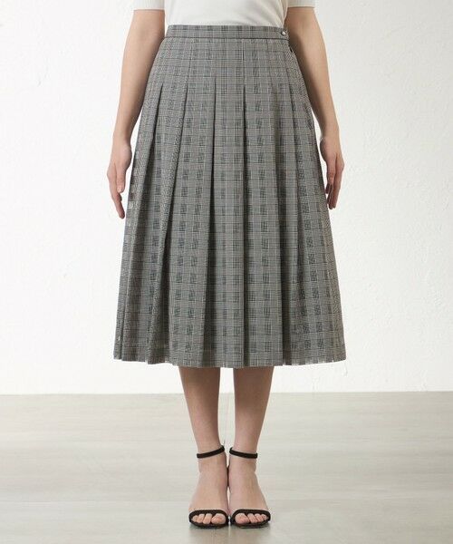AMACA / アマカ ロング・マキシ丈スカート | シズルチェック フレアスカート | 詳細4