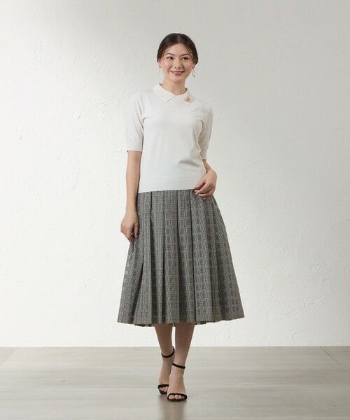 AMACA / アマカ ロング・マキシ丈スカート | シズルチェック フレアスカート | 詳細2