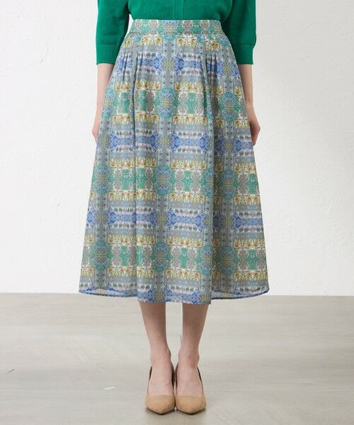 AMACA / アマカ ロング・マキシ丈スカート | 【LIBERTY】Flower Fete フレアスカート | 詳細3