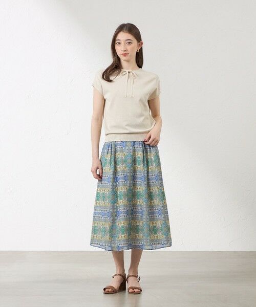 AMACA / アマカ ロング・マキシ丈スカート | 【LIBERTY】Flower Fete フレアスカート | 詳細2