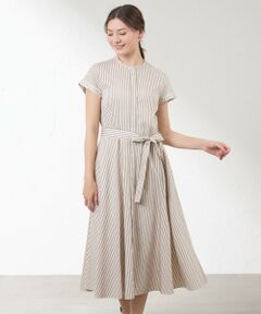 AMACA / アマカ ロング・マキシ丈ワンピース | ストライプシャツワンピース