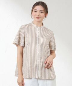 AMACA / アマカ シャツ・ブラウス | ストライプシャツブラウス