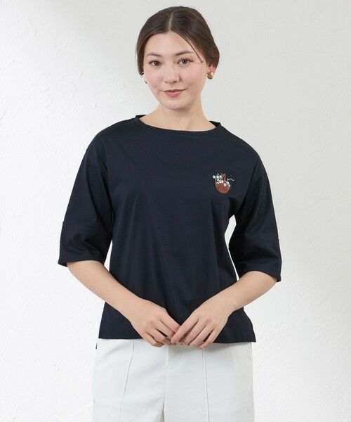 AMACA / アマカ カットソー | 【予約販売】刺繍Tシャツ | 詳細15