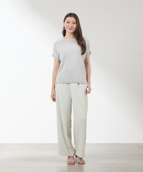 AMACA / アマカ その他パンツ | 【UV対応・接触冷感・防シワ・吸水速乾・遮熱】マルチファンクションジョーゼット パンツ | 詳細2