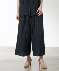 AMACA / アマカ その他パンツ | ソフトサテン プリーツパンツ