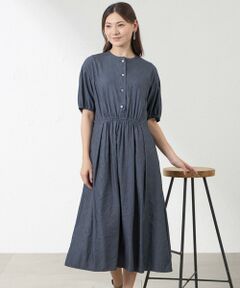 AMACA / アマカ ロング・マキシ丈ワンピース | ヴィンテージスラブ シャツワンピース