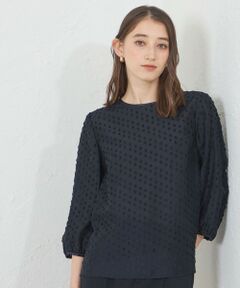 AMACA / アマカ シャツ・ブラウス | ストライプドットジャカード ブラウス