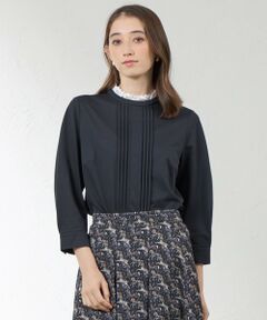AMACA / アマカ カットソー | 【2WAY】【接触冷感】【UV対策】【洗濯じわ軽減】ブラウジー レース襟カットソー