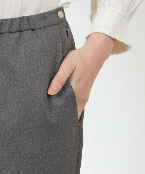 AMACA / アマカ その他パンツ | 【はっ水・接触冷感・UV対策・遮熱・着用しわ軽減・防透け】リラクシングメランジツイル パンツ | 詳細7