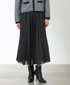 AMACA / アマカ ロング・マキシ丈スカート | スパンローン プリーツスカート