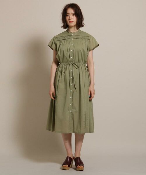 セール Haupia ハウピア ピンタックワンピース ミニ丈 ひざ丈ワンピース Anatelier アナトリエ ファッション通販 タカシマヤファッションスクエア