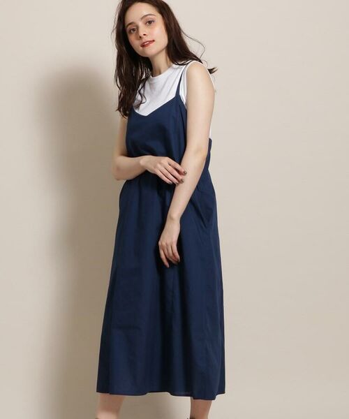 セール コットン混キャミソールワンピース ミニ丈 ひざ丈ワンピース Anatelier アナトリエ ファッション通販 タカシマヤファッションスクエア